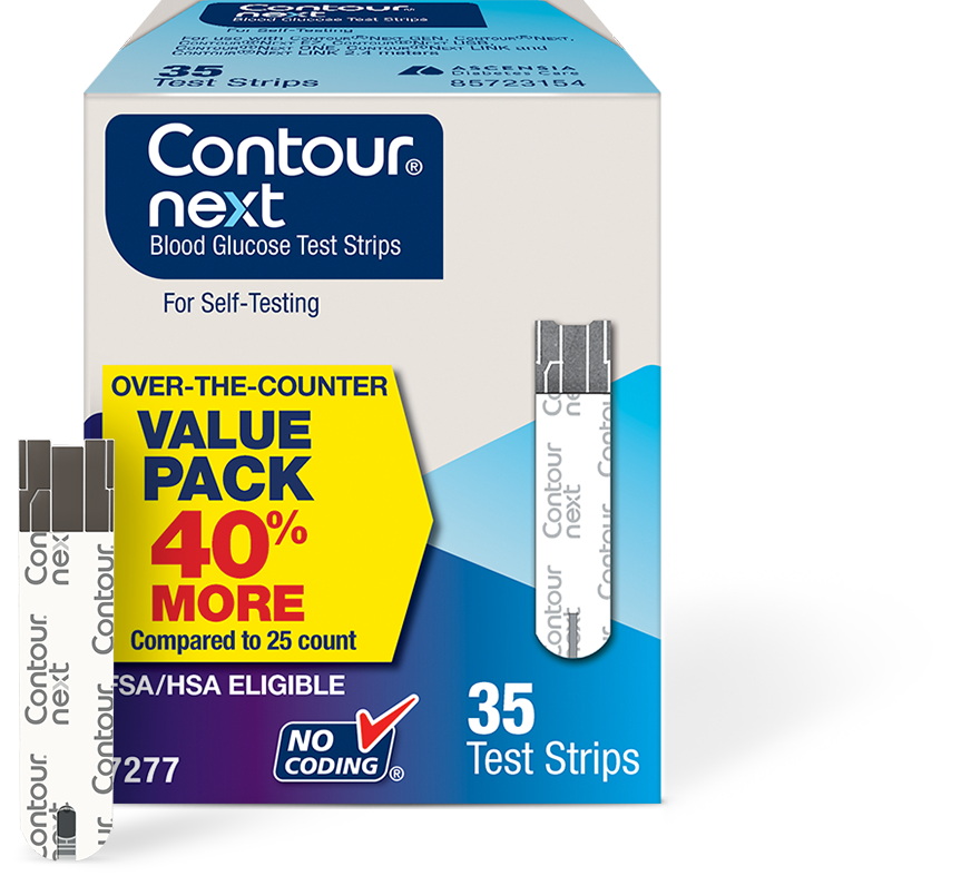 CONTOUR NEXT test strips 35 count box