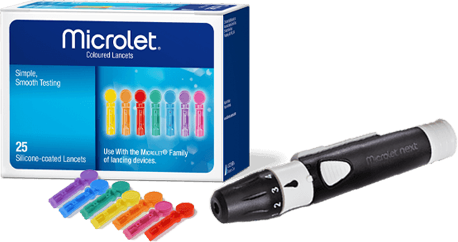 MICROLET NEXT lancing device
