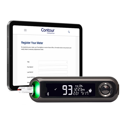 Register your CONTOUR NEXT ONE meter